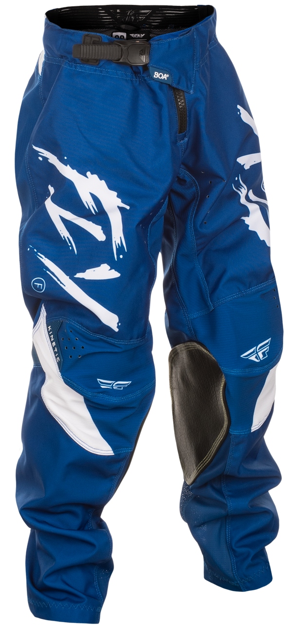 FLY Racing 2025 Youth Kinetic Stoke Pant Navy/White