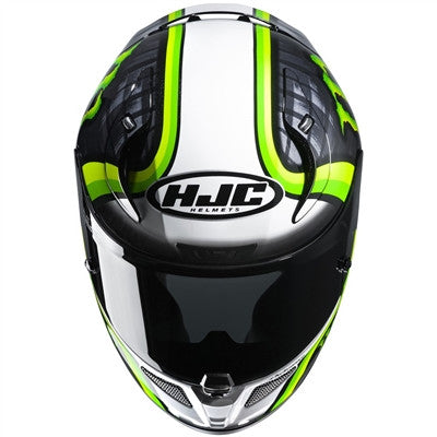 HJC RPHA 11 Pro Crutchlow Streamline MC-4H Full Face Helmet - Black/White/Hi-Viz