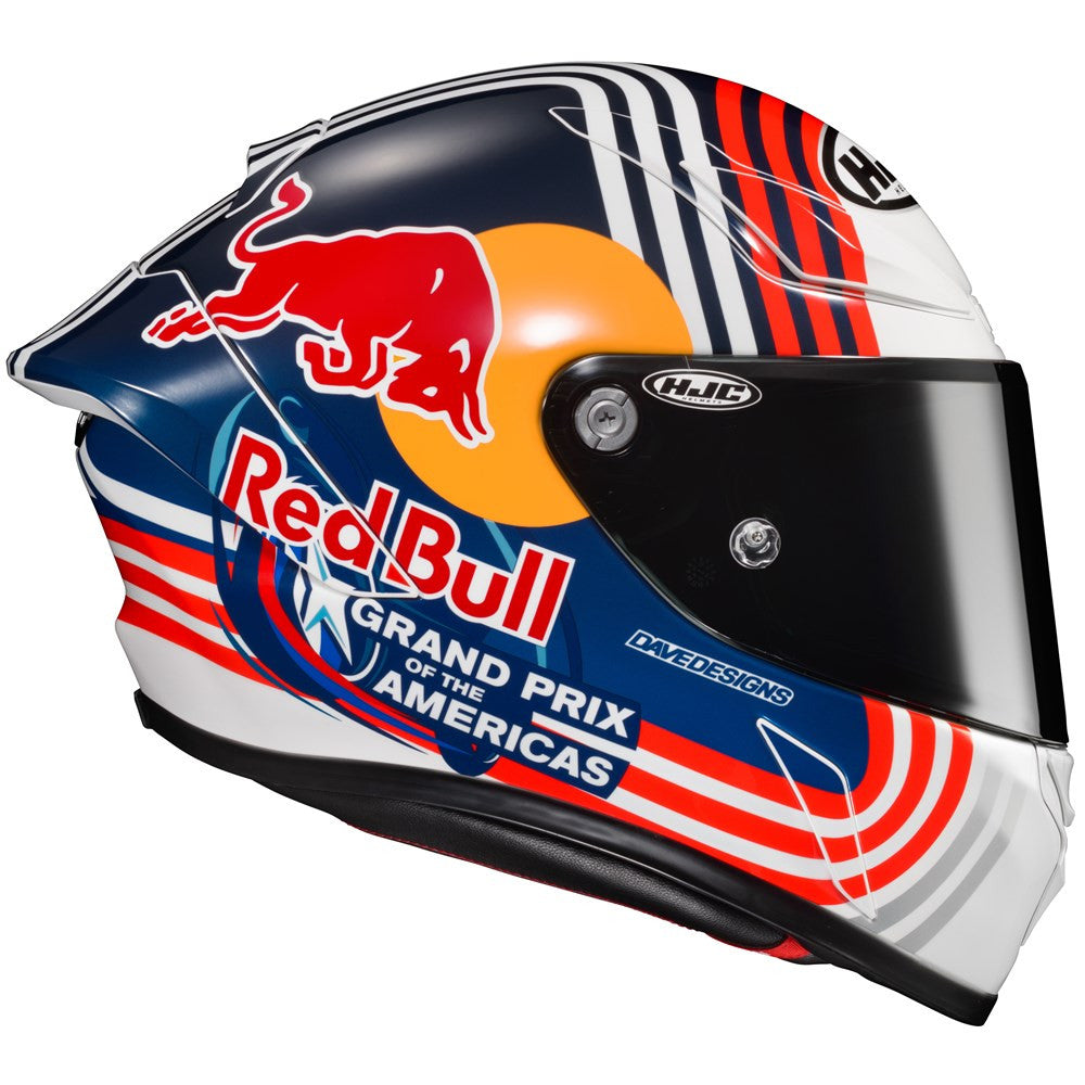 HJC RPHA 1N Red Bull Austin GP Full Face Motorcycle Helmet
