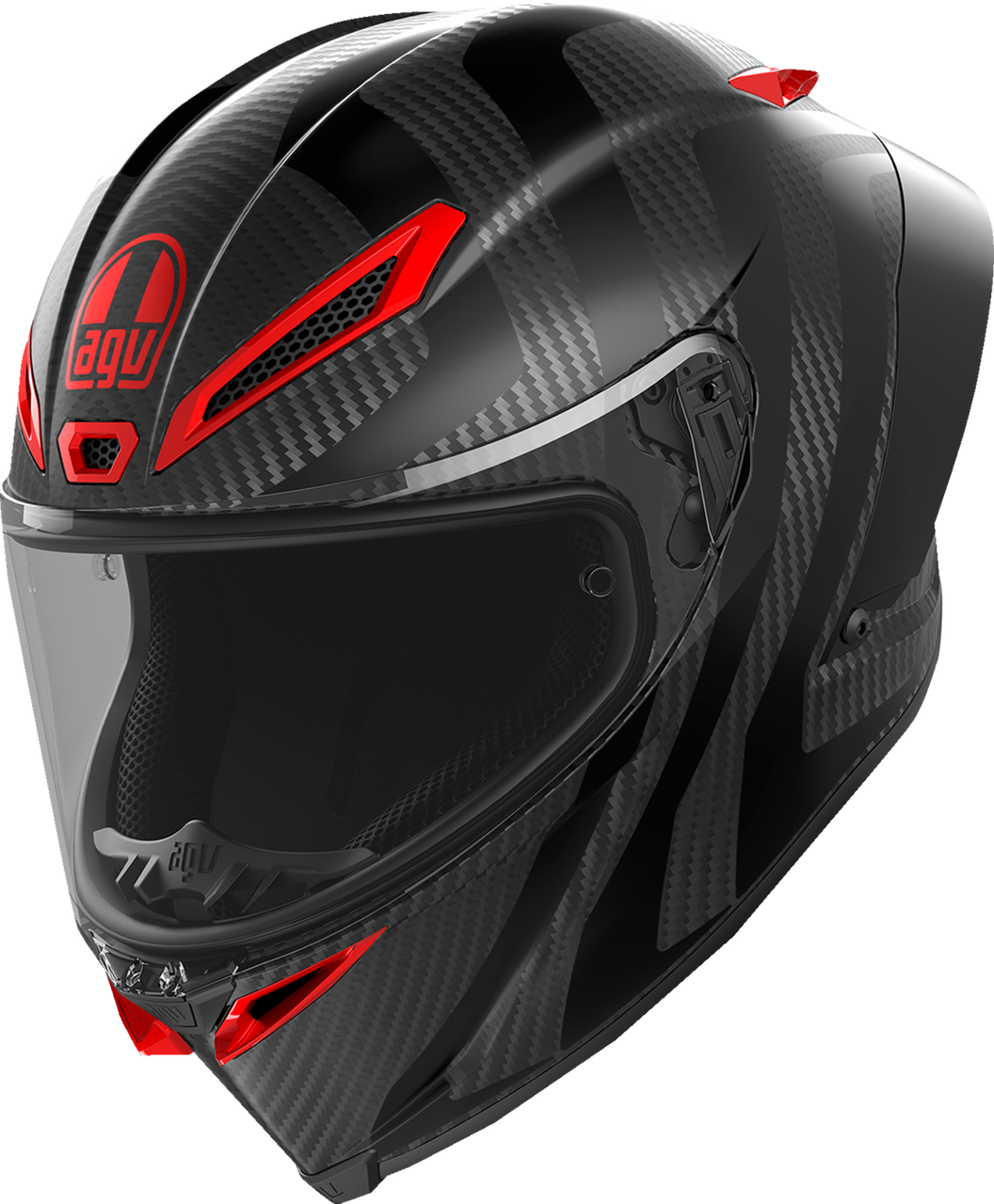 AGV Pista GP RR Full Face Helmet Intrepido Matte Carbon/Black/Red