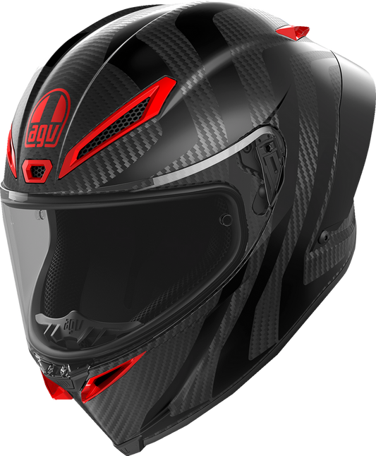 AGV Pista GP RR Full Face Helmet Intrepido Matte Carbon/Black/Red