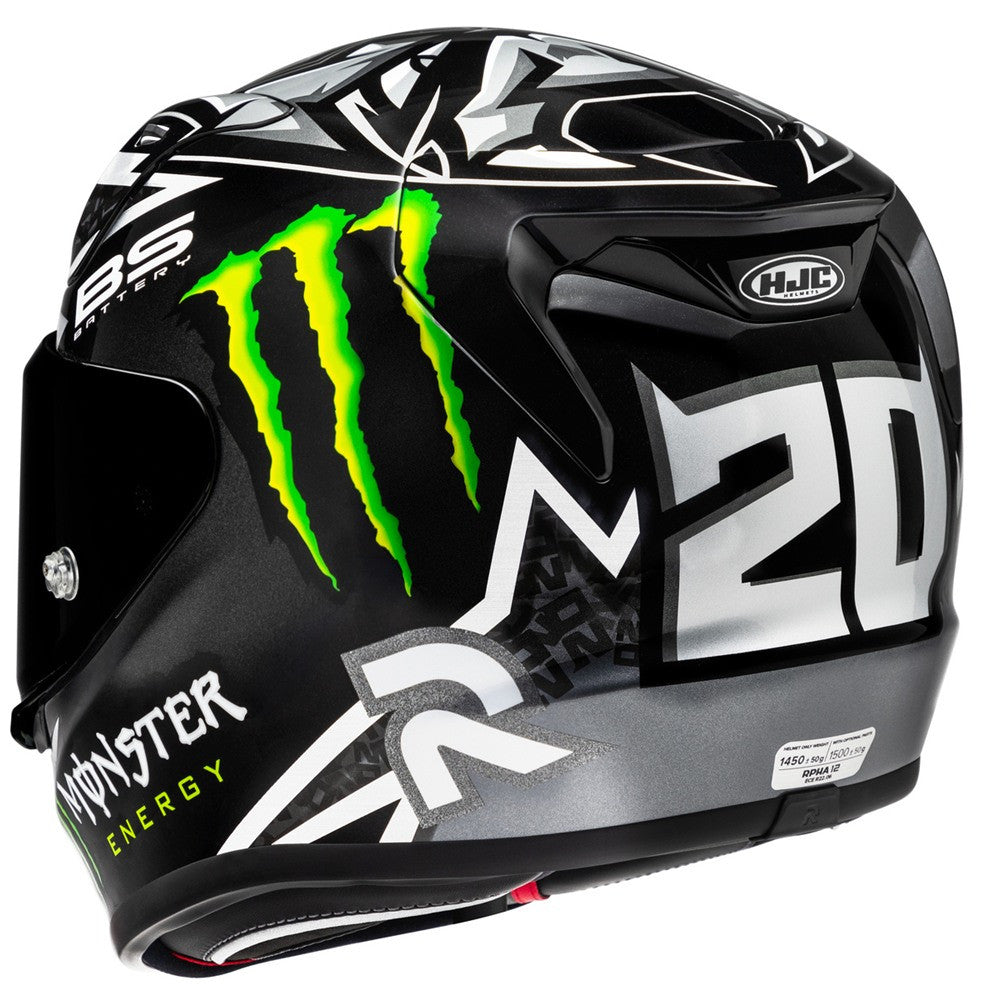HJC RPHA 12N Full Face Helmet Quart Black MC-5M