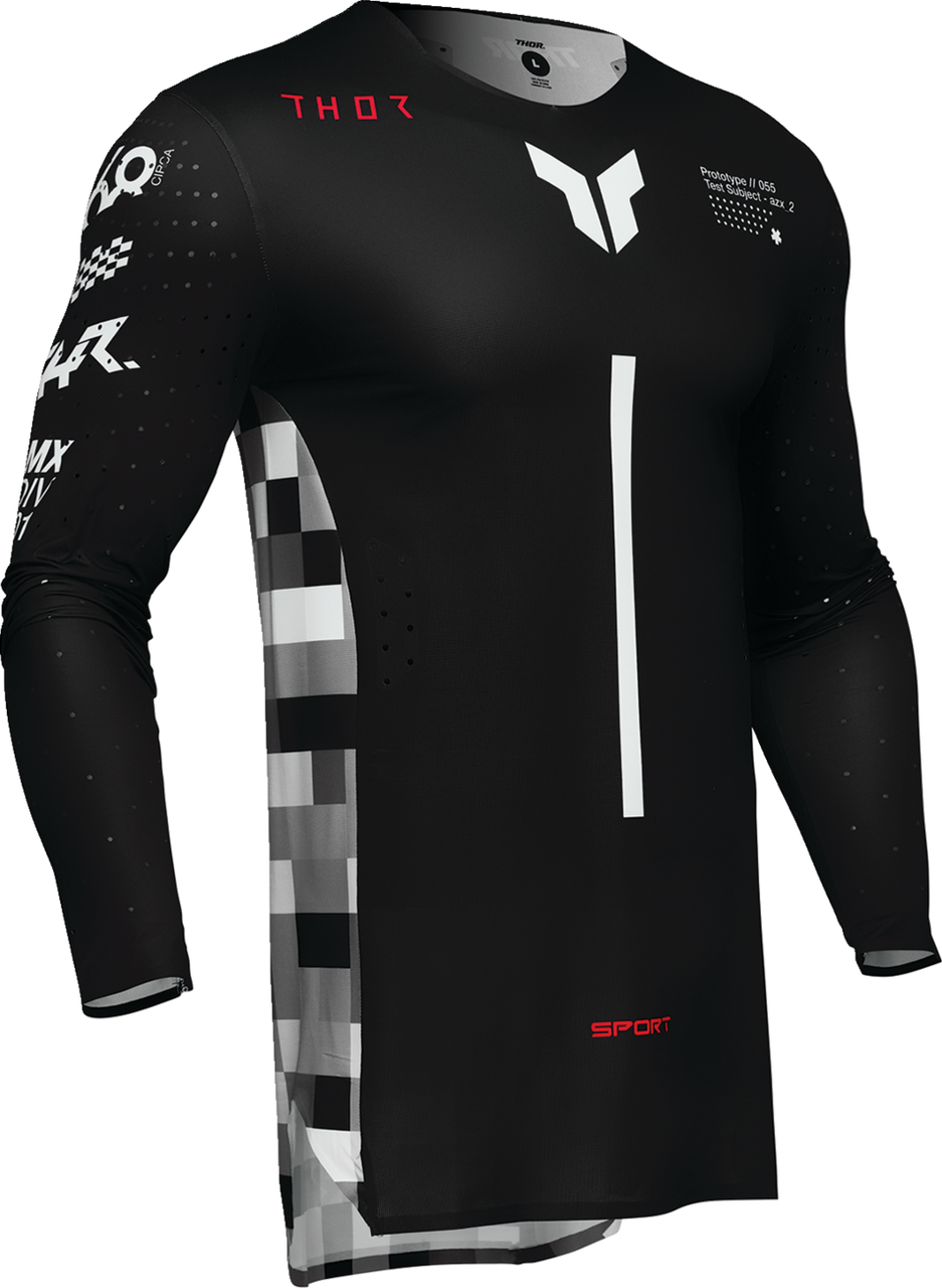 Thor 2025 SPORTMODE Riot Jersey Black/Red