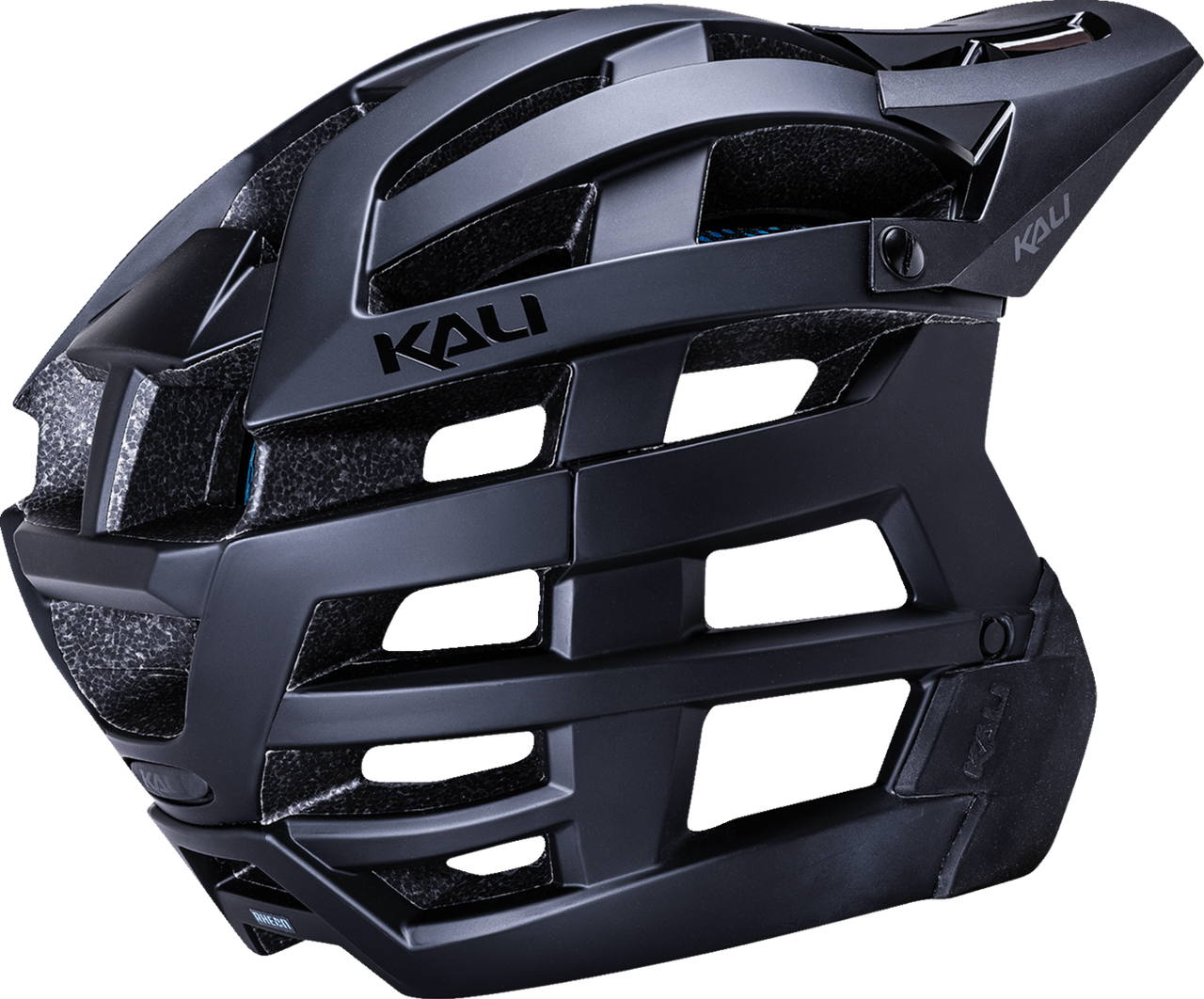 Kali Open Face Invader Bicycle Helmet Black