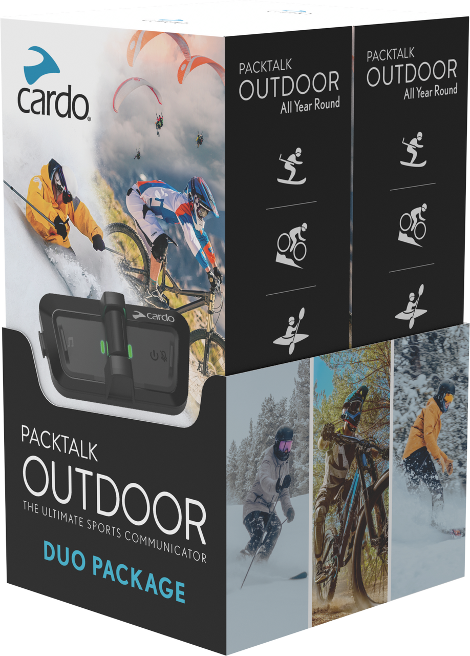 Cardo Packtalk Outdoor Duo Black