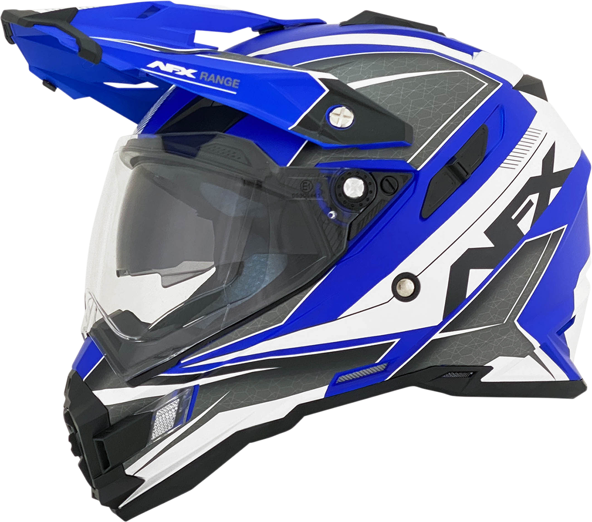 AFX FX-41 Dual Sport Adventure Helmet Range Matte Blue