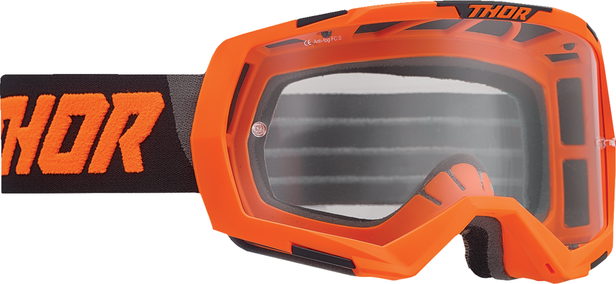 Thor Regiment Goggle Flo Orange/Black Clear Lens