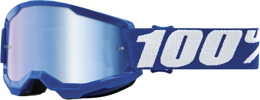 100% - 50032-00002 - STRATA 2 JUNIOR GOGGLE BLUE MIRROR BLUE LENS