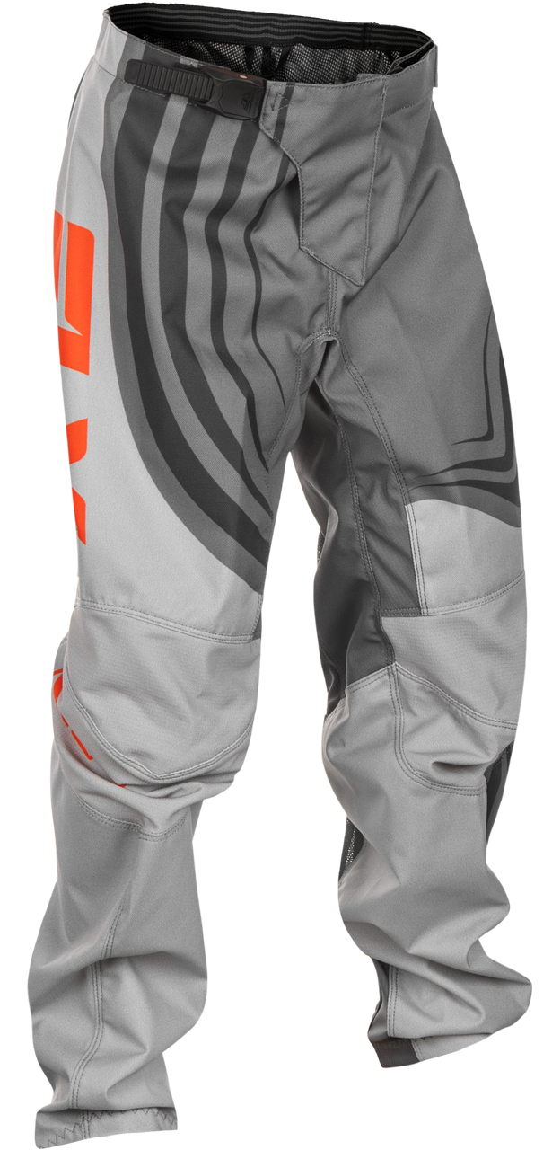 FLY Racing 2025 Youth F-16 Pant Grey/Orange