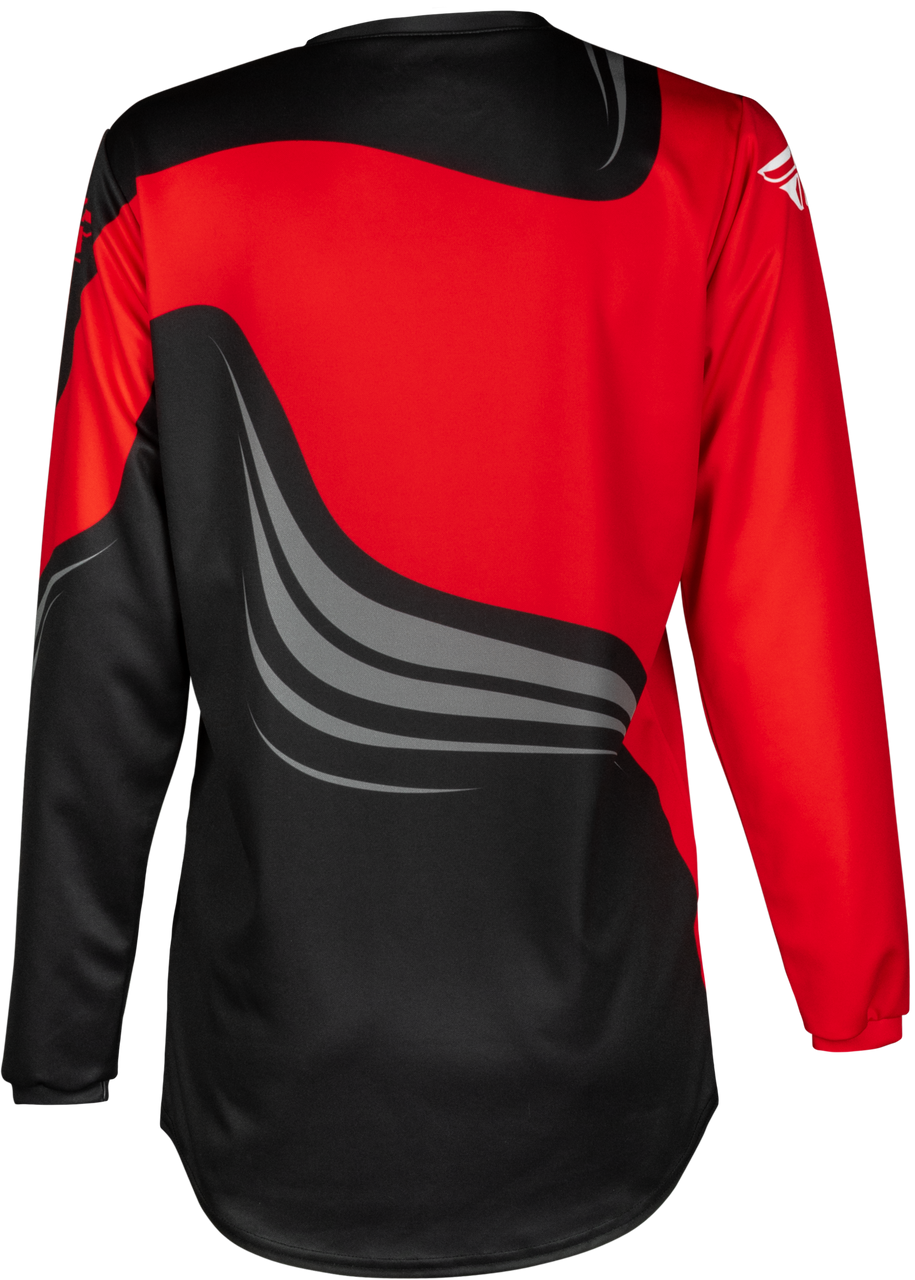 FLY Racing 2025 Youth F-16 Jersey Black/Red/White