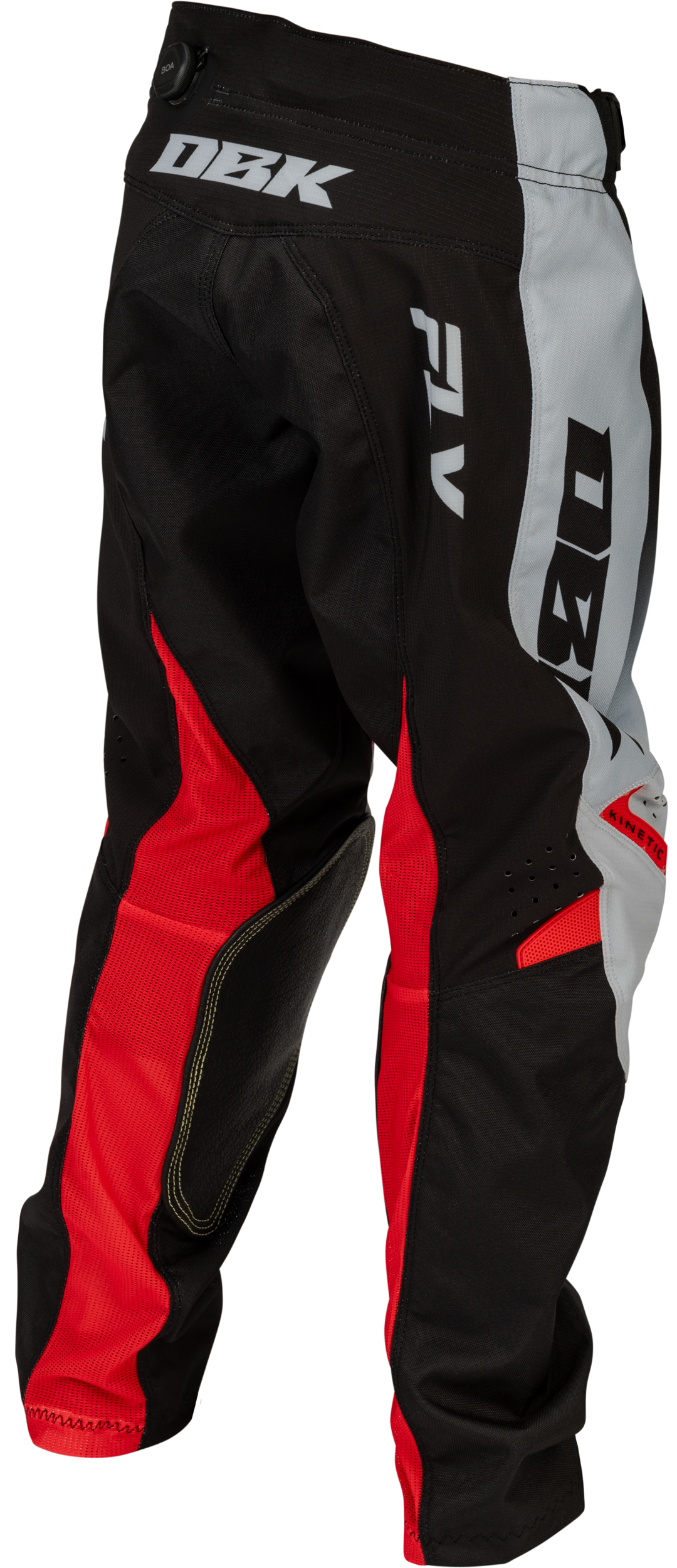 FLY Racing 2026 Youth Kinetic DBK Pant Grey/Black/Red