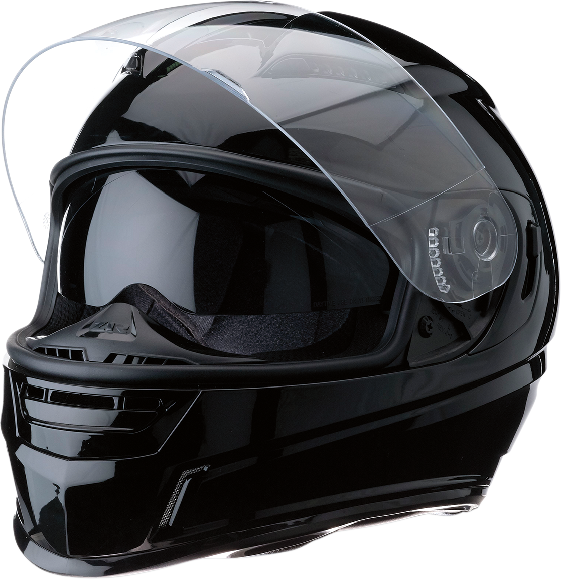 Z1R Jackal Solid Full Face Helmet Black