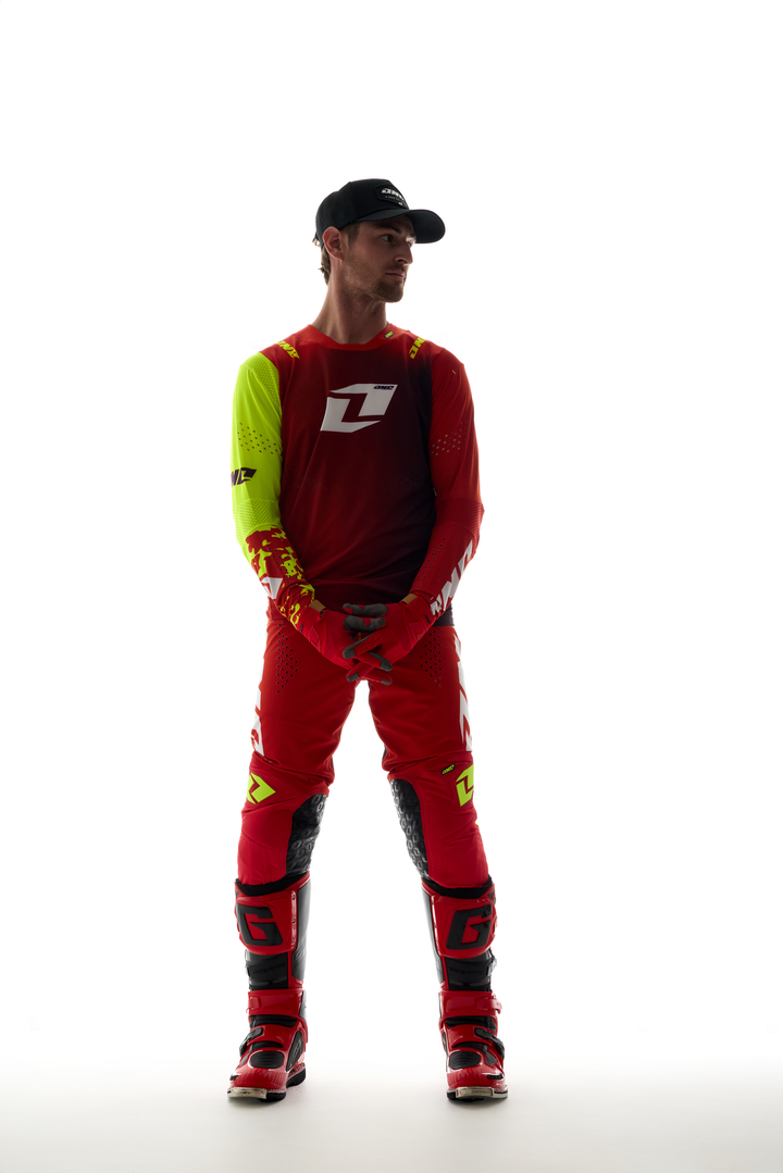 ONE Industries 2026 X-197 Jersey Pant Combo Daze Red
