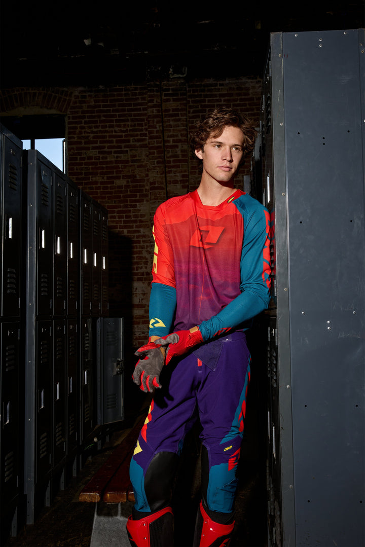ONE Industries 2026 Youth X-297 Jersey Pant Combo Desert Red