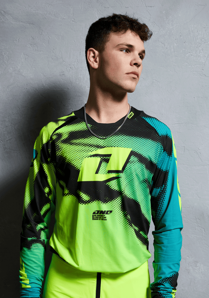 ONE Industries 2026 X-297 Jersey Pant Combo Tiger Neon