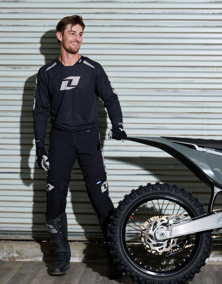 ONE Industries 2026 Youth X-297 Jersey Pant Combo Black Smoke