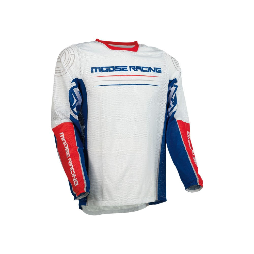 Moose Racing 2022 Sahara Jersey Pant Combo Red/White/Blue