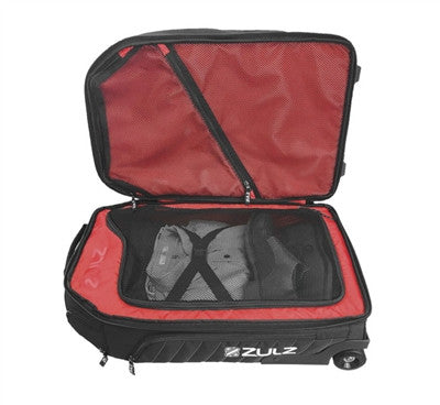 Zulz Primetime Wheeled Travel Bag - Black/Silver