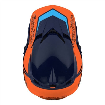Troy Lee Designs 2022 GP Helmet - Overload Navy/Orange
