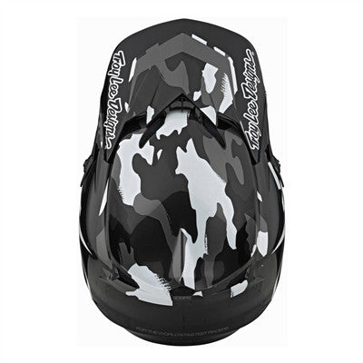 Troy Lee Designs 2022 GP Helmet - Overload Camo Black/Gray