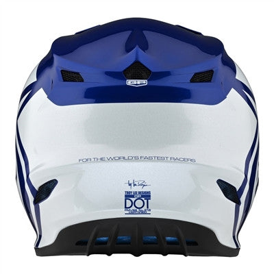 Troy Lee Designs 2022 Youth GP Helmet - Overload Blue/White