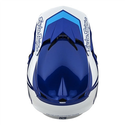 Troy Lee Designs 2022 Youth GP Helmet - Overload Blue/White