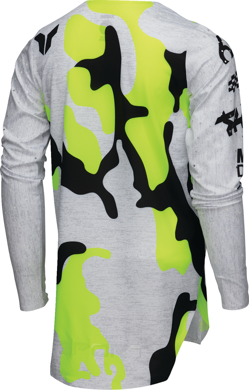 Thor 2025 Youth SPORTMODE Riot Jersey White/Acid