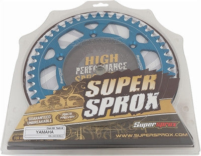 Supersprox Blue Aluminum Rear Sprockets - Yamaha
