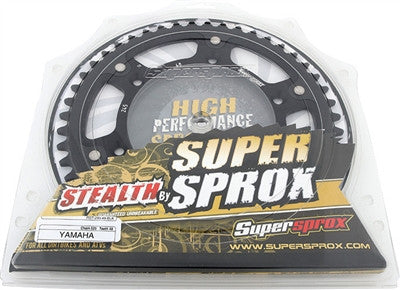 Supersprox Black Stealth Rear Sprockets - Yamaha