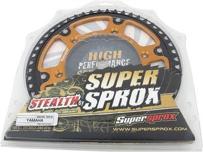 Supersprox Stealth Gold Rear Sprockets - Yamaha
