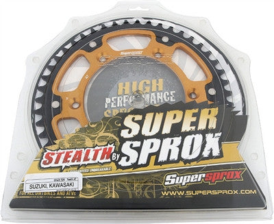 Supersprox Stealth Gold Rear Sprockets - Suzuki