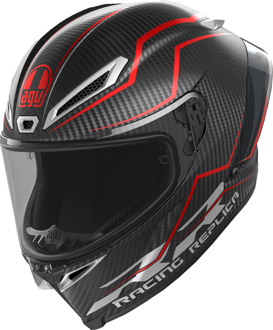 AGV Pista GP RR Full Face Helmet Intrepido Matte Carbon/Black/Red