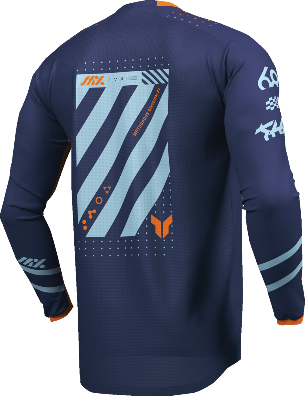 Thor 2026 Youth Launchmode Futura Navy/Orange Jersey Pant Combo