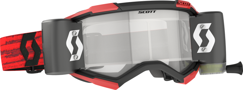 SCOTT - 278596-0084113 - FURY GOGGLE WFS DARK RED W/CLEAR WORKS