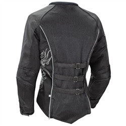 Joe Rocket Womens Cleo 2.2 Mesh Jacket - Black/Black