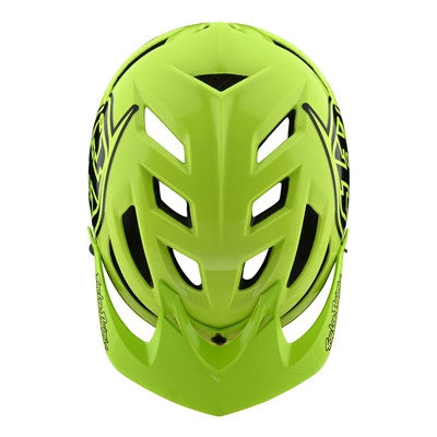 Troy Lee Designs Youth A1 Cycling Helmet - Drone Flo Yellow/Black