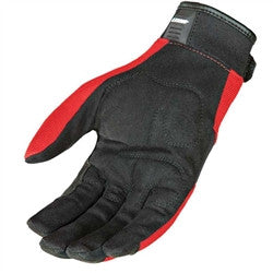 Joe Rocket Honda Crew Touch Textile Glove - Red / Black