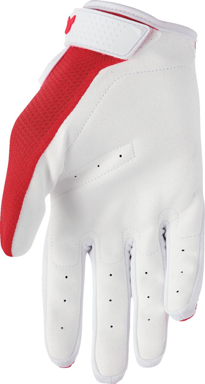 Thor 2026 Youth Ridemode Static Gloves Red