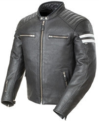 Joe Rocket 2015 Classic '92 Leather Jacket - Black/White