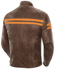 Joe Rocket 2015 Classic 92’ Leather Jacket - Brown/Orange