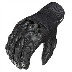 Joe Rocket Speedway Leather Textile Glove - Black/Black