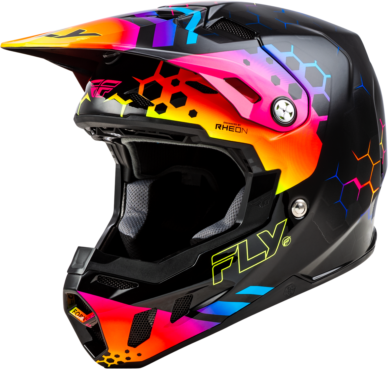 FLY Racing 2025 Formula CC Tektonic Helmet Black/Sunset