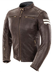 Joe Rocket Womens Classic ‘92 Jacket - Brown/Cream