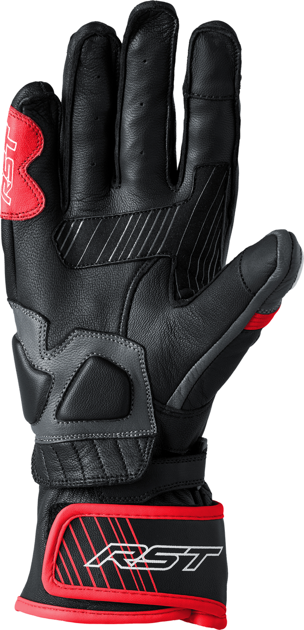 RST Fulcrum CE Gloves Grey/Red/Black