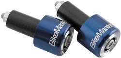 BikeMaster Anodized Aluminum Billet Bar Ends - Blue
