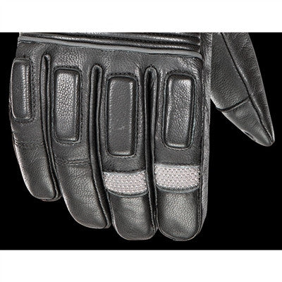 Joe Rocket 2017 Leather Burner Heated Gloves - Black