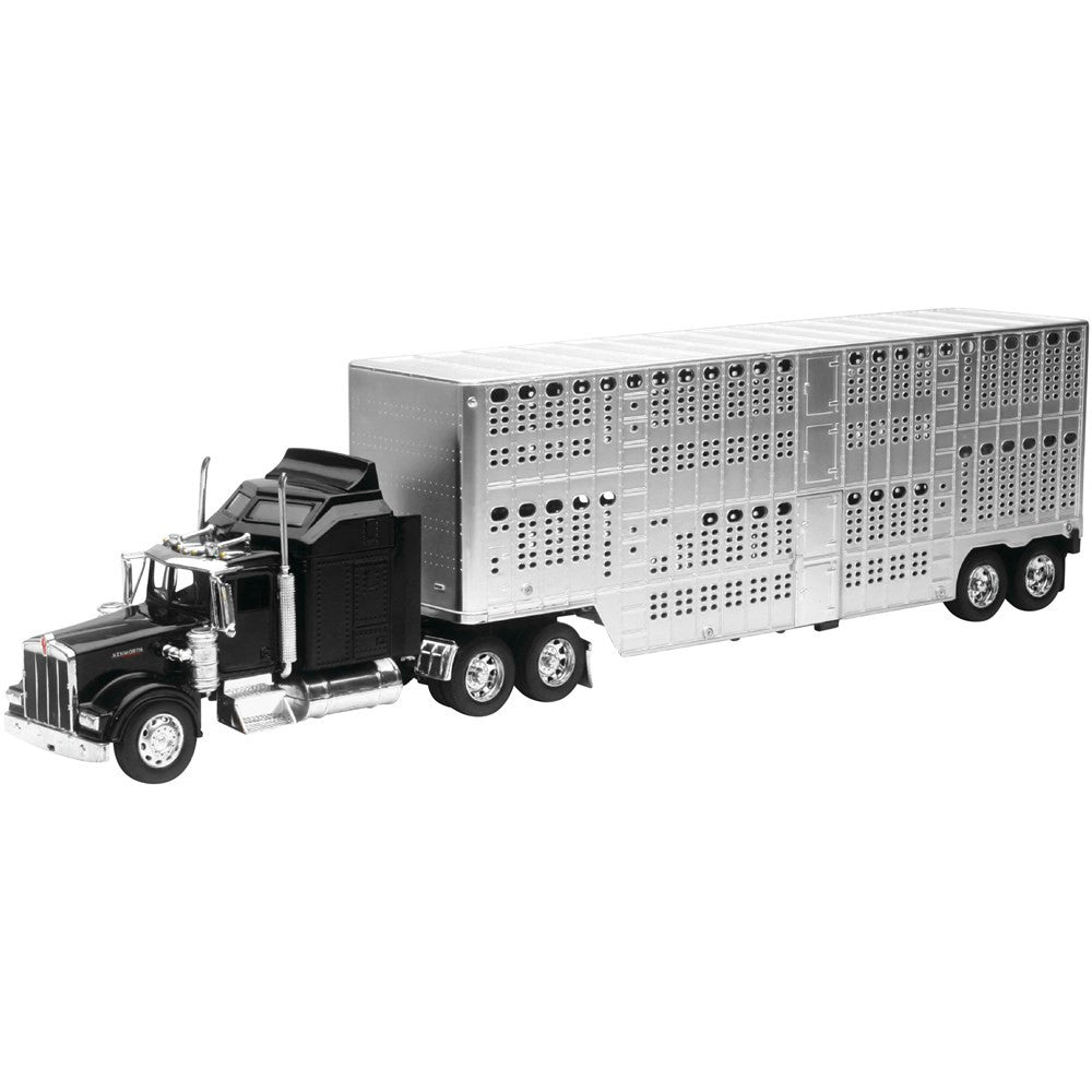 New Ray Toys 1:32 Scale Kenworth W900 Pot Belly Livestock