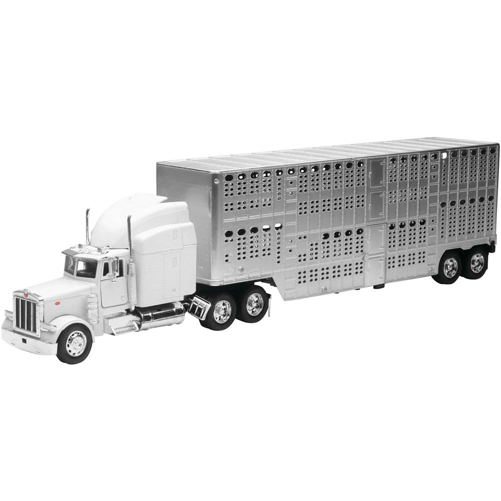 New Ray Toys 1:32 Scale Peterbilt 379 Pot Belly Livestock