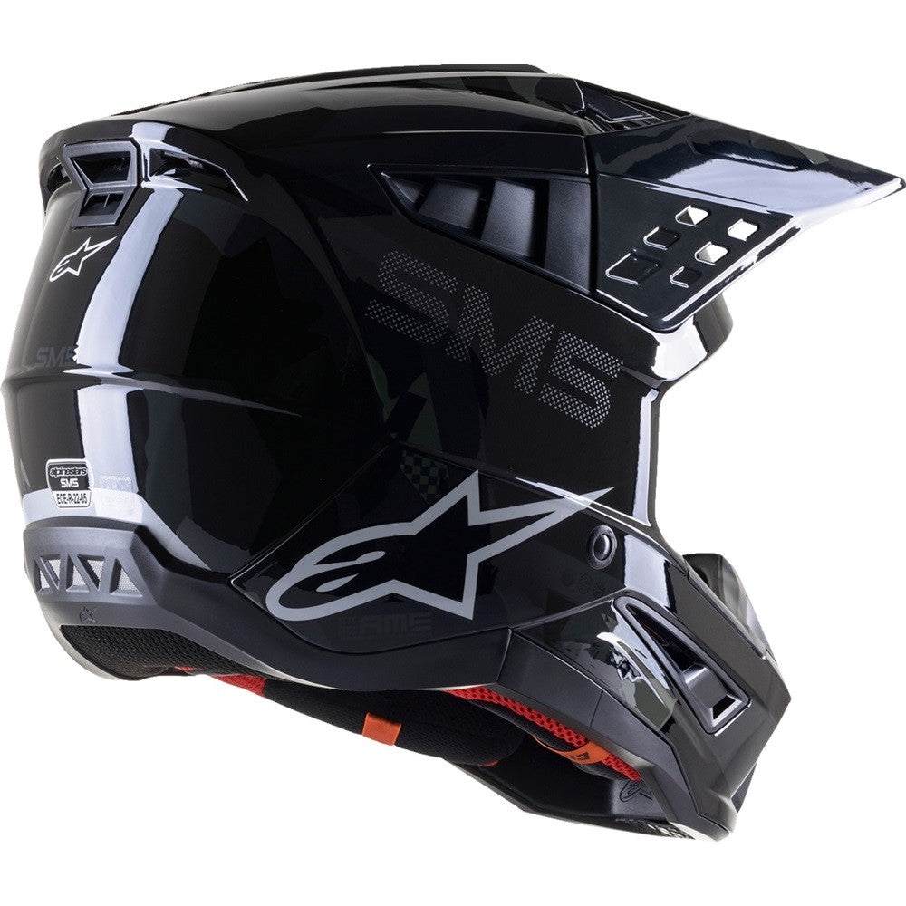 Alpinestars SM5 Rover Offroad Helmet Black/Anthracite/Camo