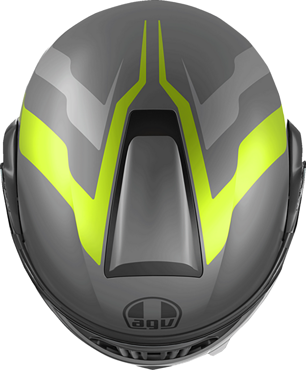AGV Streetmodular Modular Helmet Resia Matte Gray/Black/Yellow Fluo